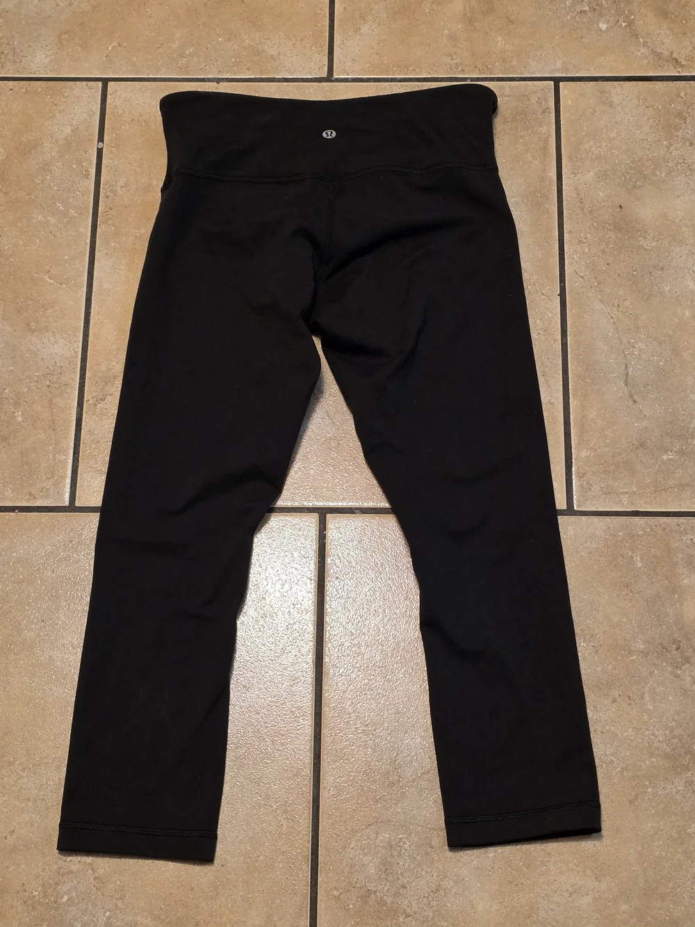 lululemon athletica Black Capri Leggings with High Waist